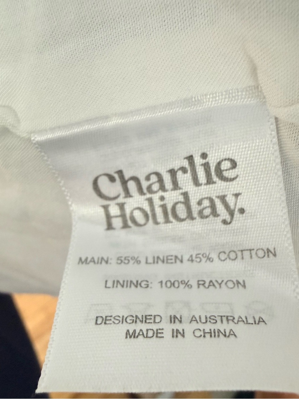 Charlie Holiday Paisley Cutout Mini dress in Cream and Blue - Picture 6 of 7